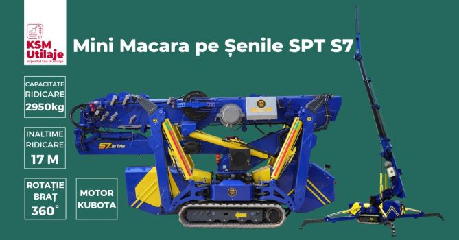 Mini Macara pe Șenile SPT S7
