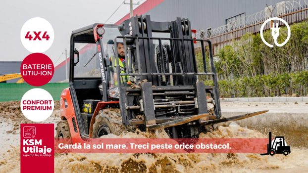 Stivuitor Electric 4x4 (RTF25) Litiu-Ion & 50% Pantă Zero Emisii pe Teren Greu (1)