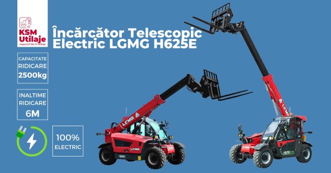 Încărcător telescopic electric LGMG H625E KSM Utilaje